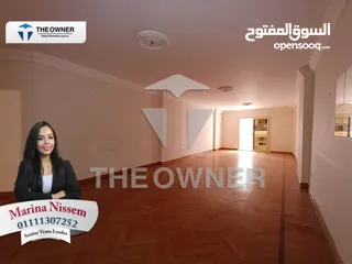  1 شقة للايجار 190 م كفر عبده ( خطوات من سانت جيني )