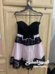  3 فستان سهرة بنفسجي واسود باقل سعر!!!