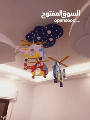  1 ثريا غرفة نوم أطفال بحالة ممتازة جداً