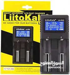  2 شاحن بطاريات ثنائي  ليثيوم مع شاشة عالي الجودة LIITOKALA LII-PD2 Smart Battery Charger