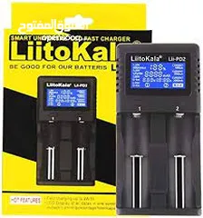  2 شاحن بطاريات ثنائي  ليثيوم مع شاشة عالي الجودة LIITOKALA LII-PD2 Smart Battery Charger