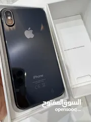  1 للبيع ايفون X اسود 64GB