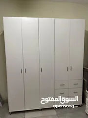  7 غرفة نوم بخزانة خمس دفات وتختين مفرد