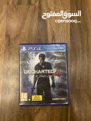  1 سيدي uncharted 4 مستعمل بحالة الجديد