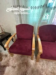  4 طقم جلوس شبه جديد