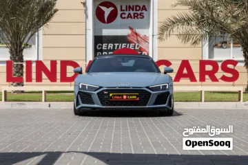  3 Audi R8 Spyder V10 Performance Convertible 2023 GCC under Agency Warranty