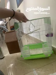  2 إعلان بيع بيت عصفور واسع ومجهّز بالكامل!  فقط مع جميع المستلزمات ومع بيت خشبي للشتاء