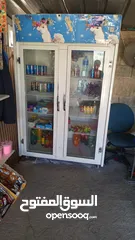  1 ثلاجة بقالة..حجم كبير ابواب عدد 2  للبيع مستعملة بدها مطور...وكل اشي فيها تمام ومروحة داخلية جديدة