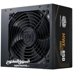  2 باور سبلاي كولر ماستر لأجهزة الجيمنج 650 واط حقيقي COOLERMASTER 650W 80+ BRONZE GAMING POWER SUPPLY