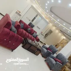  3  طقم بلون 7مقاعد ثلاثيه مجوزه مفارد عدد 2 جميع الالوان متوفره الكميه محدوده عرض لاسبوع