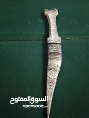  5 شبريه الملك فيصل الأول فضه عمره فوق 150سنه قطعه متحفيه نوادر للبيع