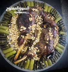  19 مكمورة اربد بزيت الزيتون وطحين القمح البلدي  / كبة برغل باللحمه البلدية  كبة خالية من الطحين