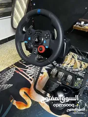  4 دركسون G29 مع لعبه  THE CREW ستخدم قليل جدا