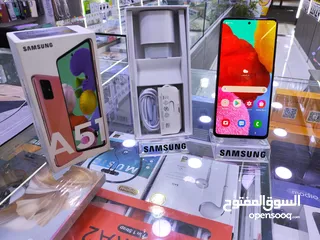  1 حبه وكالة Samsung A51 جيجا 128 رام 16 معه الكرتونه واغراضو متوفر توصيل