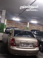  4 هيونداي اكسنت 2009 ماتور 1600 cc اصلي 4 جيد ممشى قليل بحاله الوكاله