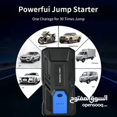  23 باوربانك طوارئ 12 فولت لتشغيل المركبات المتعددة وشحن الموبايل 12v emergency car jump starter