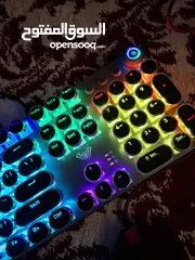 1 كيبور REDRAGON ماوس AULA