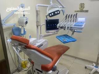  1 كرسي اسنان مع معدات عيادة كامله للبيع