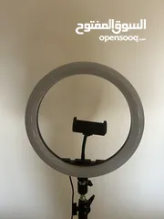  3 Ring light 3 colors USB Mobile holder