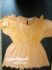  25 ملابس بناتي مستعمل بس نضيف بأسعار رمزيه ومراعاه عالكميه بلبسو عمر 8/9 سنين