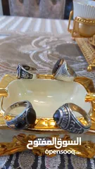  4 خواتم فضة للبيع  عدد 4