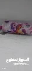  1 pink kids pony pencil case
