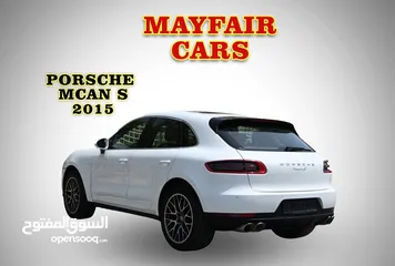  6 0% DP - BEST DEAL - AGENCY MAINTAINED - PORCSHE MACAN S WITH PANAROMIC ROOF - RED INTERIOR - GCC