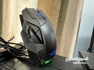  7 Asus rog spatha wireless or wired gaming mouse with charging dock