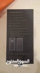  4 New Router 5G Mobile WiFi Pro 5 ZAIN BLACK EDITION for sale