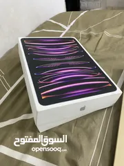  2 ايباد برو جيل رابع m2 بحالة ممتازة 2022 128 تخزين للبيع فقط