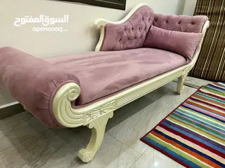  1 مقعد لغرفة النوم او الجلوس حجم كبير خشب زان