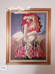  1 لوحة زيتية للفنان ميساك ترزيان سنة 1987