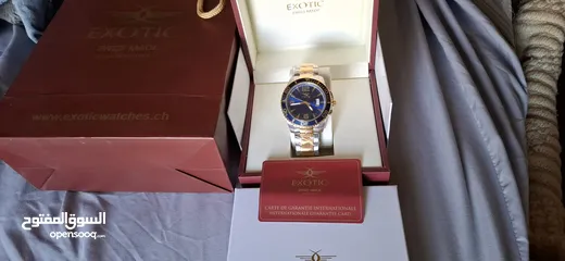  2 ساعه exotic غير مستعمله جديد غير ملبوسه