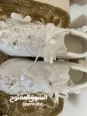  1 حذاء عرس كعب عالي جديد بس لبسه