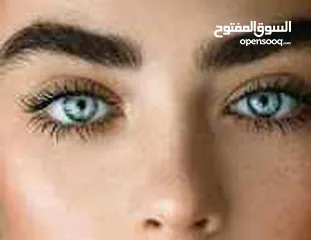  7 طقم لينسس لينسيس طبي   تغير لون بؤبؤ  العيون ازرق او اخضر