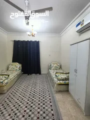  12 Alkhuwer 33 fully furnished apartment 2bhk بالخوير 33 شقه غرفتين وصاله وحمامين ومطبخ