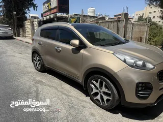  4 كيا سبورتاج موديل 2017 ايد اولى للبيع