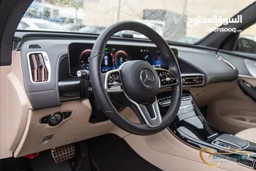  30 Mercedes EQC 2022 4matic Amg kit   السيارة بحالة ممتازة جدا