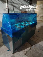  1 ثلاجة عرض مستعمل