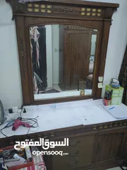  9 urgent sale..bedroom complete set, heavy wood, strong. al Khoud 6.