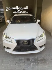  2 LEXUS IS250 GCC 2015 خليجي رقم 1 داخليه احمر ارباكات وكالة