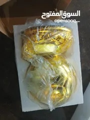  5 مجسم كرة قدم الذهبيه متوفر 3 مقاسات الوزن ثقيل والشكل مميز وفخم افضل الاسعار يوجد خدمة توصيل