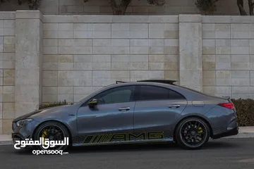  6 2022 Mercedes Amg Cla45s Clean title  excellent condition ( عقد صيانة بلوكالة)