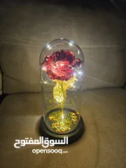  1 مصباح زهرة رومنسي