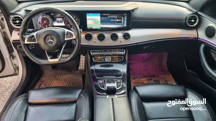  7 Mercedes Benz E200- 2017-  AMG Full Full ++ بحالة الوكالة من جميعة