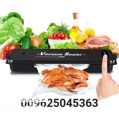  2 تخزين الاطعمة Food Vacuum Sealer - جهاز سحب الهواء و تغليف الطعام جهاز فاكيوم لسحب الهواء
