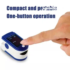  7 جهاز قياس و فحص نسبة الأكسجين بالدم Oximeter يوضع على الاصبع لفحص الاكسجين قياس اكسجين الدم