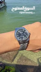  12 ساعات Rolex Datejust كوبي درجة أولى بتفاصيل دقيقة ولمسة فخامة واضحة. مكينة مكشوفة، كستك صب ثقيل،