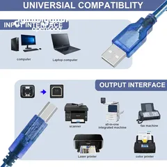  3 سلك طابعة USB 1.5 متر
