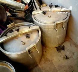  2 طناجر ضغط ألمنيوم حجم كبير للمناسبات بسعر مغري